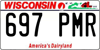 WI license plate 697PMR