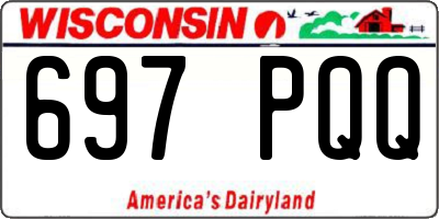 WI license plate 697PQQ