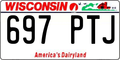 WI license plate 697PTJ