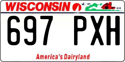 WI license plate 697PXH