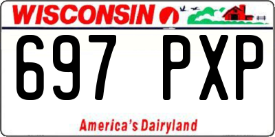 WI license plate 697PXP