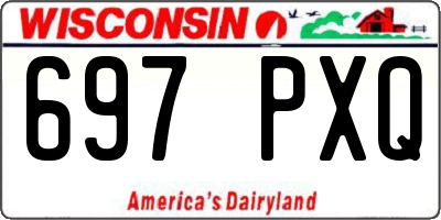 WI license plate 697PXQ
