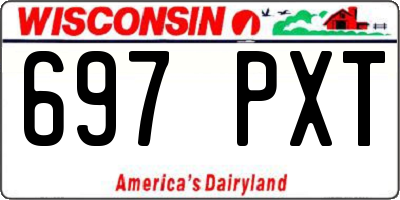 WI license plate 697PXT