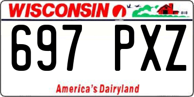 WI license plate 697PXZ