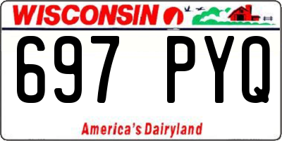 WI license plate 697PYQ