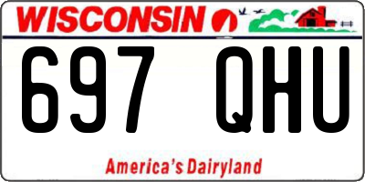 WI license plate 697QHU