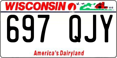 WI license plate 697QJY