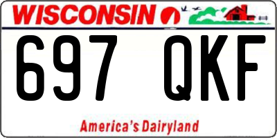 WI license plate 697QKF