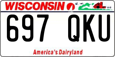 WI license plate 697QKU