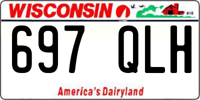 WI license plate 697QLH