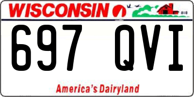 WI license plate 697QVI