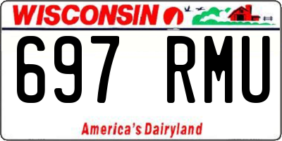 WI license plate 697RMU