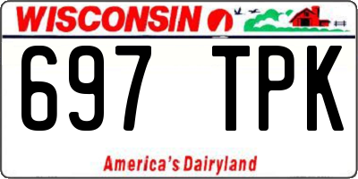WI license plate 697TPK