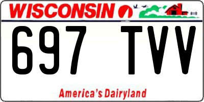 WI license plate 697TVV
