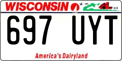 WI license plate 697UYT