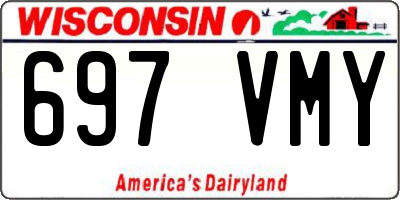 WI license plate 697VMY