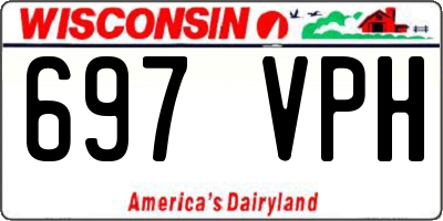 WI license plate 697VPH