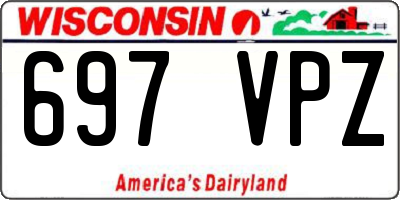 WI license plate 697VPZ