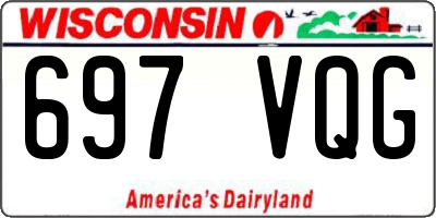 WI license plate 697VQG