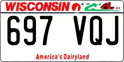 WI license plate 697VQJ