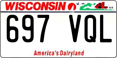 WI license plate 697VQL