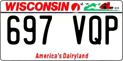 WI license plate 697VQP