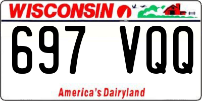 WI license plate 697VQQ