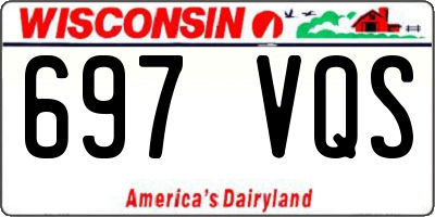 WI license plate 697VQS