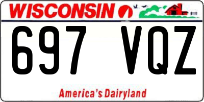 WI license plate 697VQZ