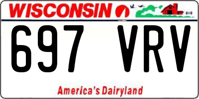WI license plate 697VRV