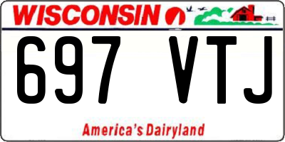 WI license plate 697VTJ