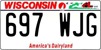 WI license plate 697WJG