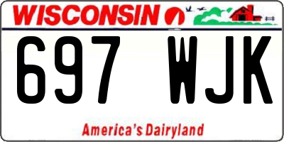 WI license plate 697WJK