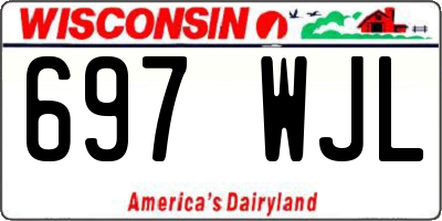 WI license plate 697WJL