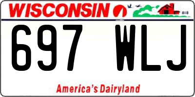 WI license plate 697WLJ