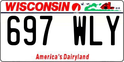 WI license plate 697WLY