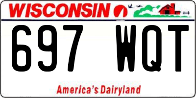 WI license plate 697WQT