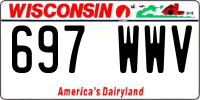 WI license plate 697WWV