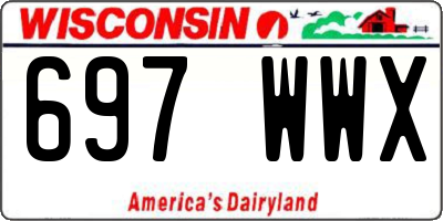 WI license plate 697WWX