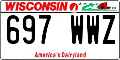 WI license plate 697WWZ
