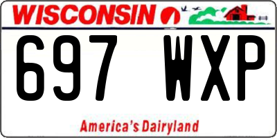 WI license plate 697WXP