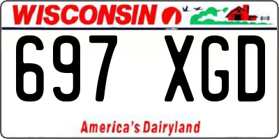 WI license plate 697XGD