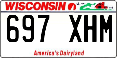 WI license plate 697XHM