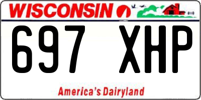 WI license plate 697XHP