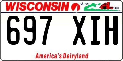 WI license plate 697XIH