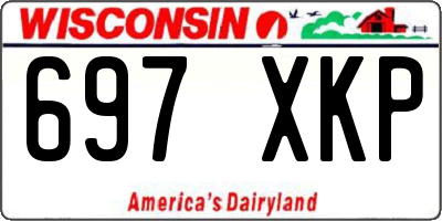WI license plate 697XKP