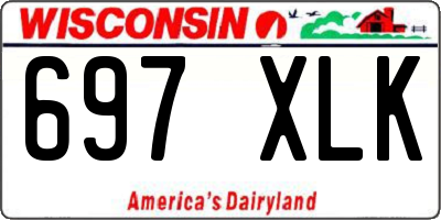 WI license plate 697XLK