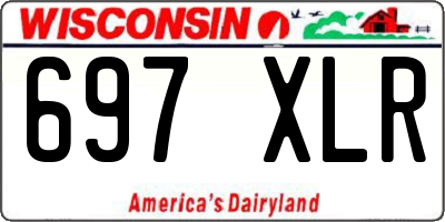WI license plate 697XLR