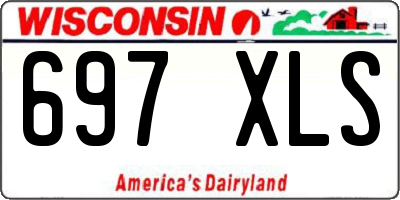 WI license plate 697XLS