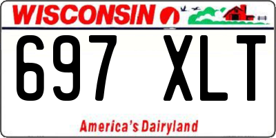 WI license plate 697XLT